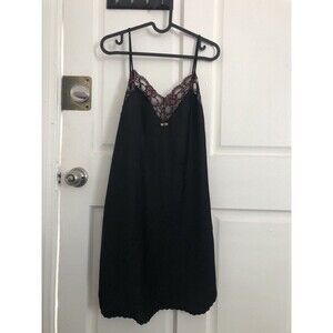 The International Boutique by UndercoverWear Slip Black Lingerie Dress Medium